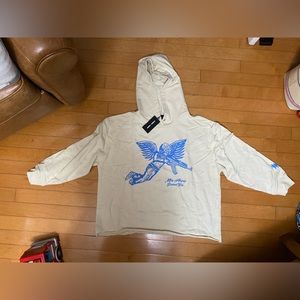 Homme Femme “Angels Protect” Cream Hoodie Size: 3X